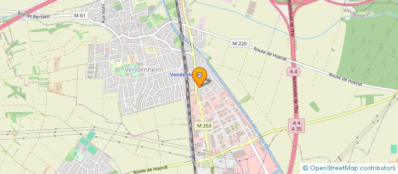 localisation de l'entreprise SCI NORD ALSACE  VENDENHEIM