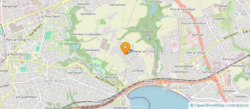 localisation de l'entreprise SCI NORD BABYLONE  GUIPAVAS