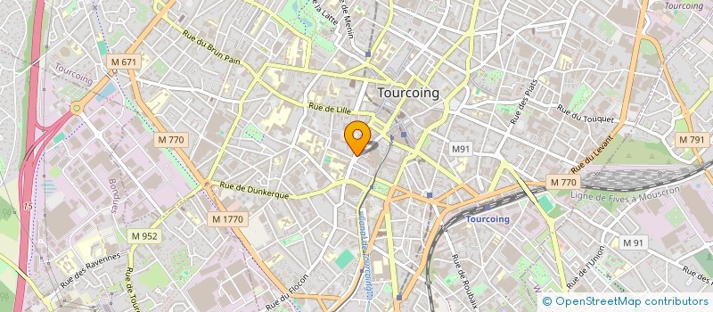 localisation de l'entreprise SCI NORD BATIS  TOURCOING