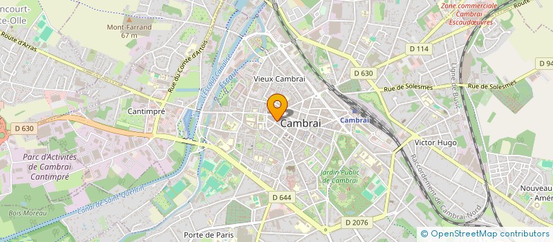 localisation de l'entreprise SCI NORD-MARNE à CAMBRAI