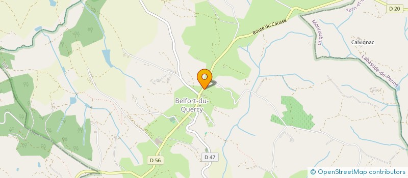 localisation de l'entreprise SCI NORD QUERCY  BELFORT DU QUERCY