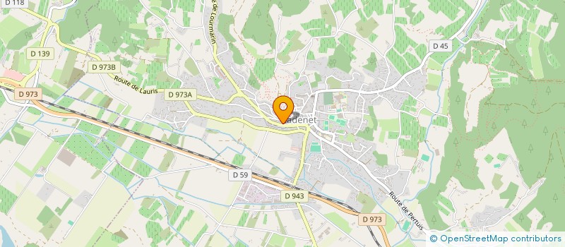 localisation de l'entreprise SCI NORD SUD  CADENET