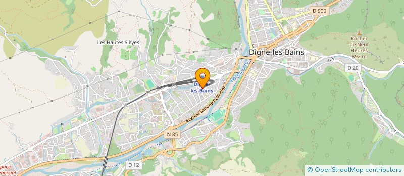 localisation de l'entreprise SCI NORD SUD à DIGNE-LES-BAINS