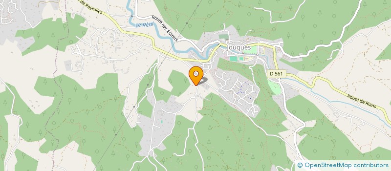 localisation de l'entreprise SCI NORD SUD  JOUQUES