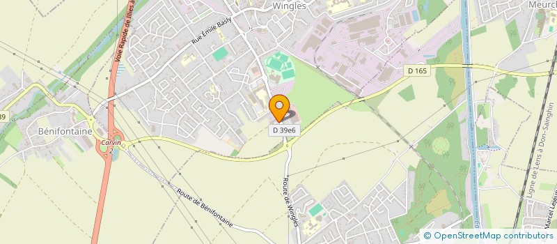 localisation de l'entreprise SCI NORD SUD  WINGLES