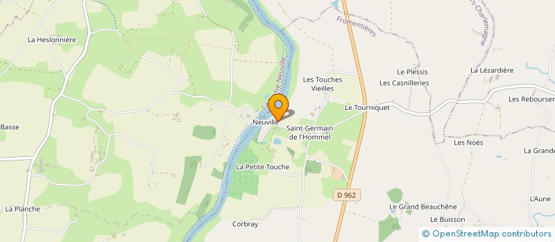 localisation de l'entreprise SCI NORD/SUD IMMO  FROMENTIERES