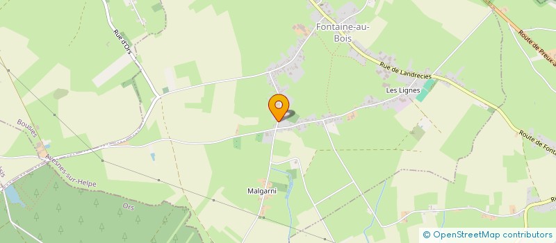 localisation de l'entreprise SCI NORD TOURAINE à FONTAINE-AU-BOIS