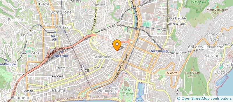 localisation de l'entreprise SCI NORDBO à NICE