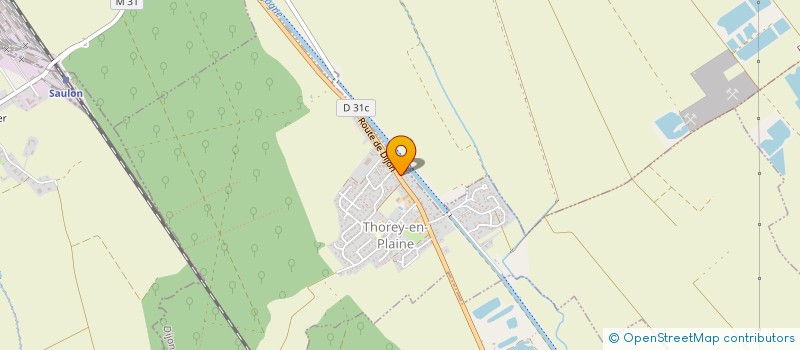 localisation de l'entreprise SCI NORDEP  THOREY-EN-PLAINE