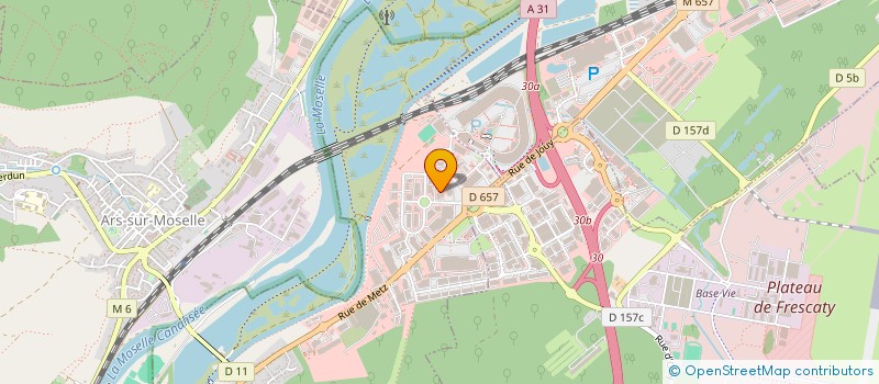 localisation de l'entreprise SCI NORDET  JOUY-AUX-ARCHES