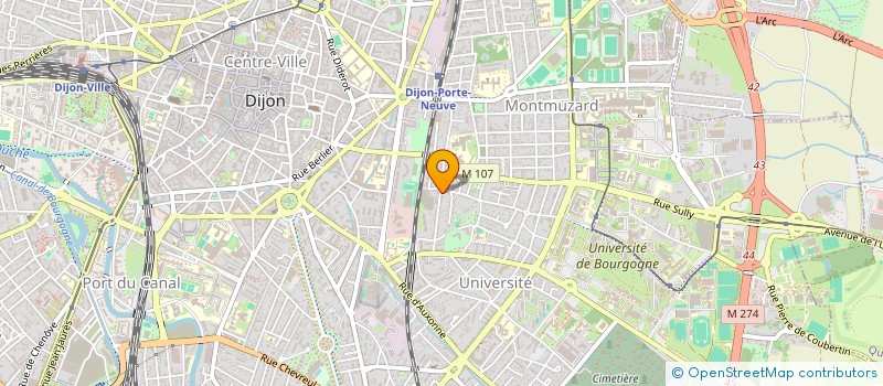 localisation de l'entreprise SCI NORDET-71 à DIJON