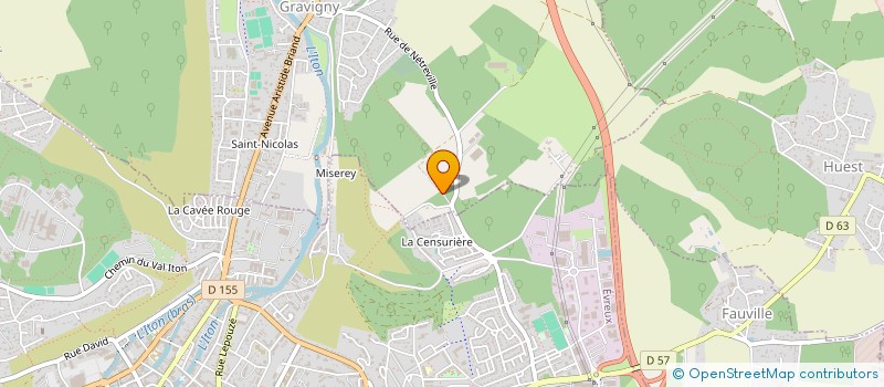 localisation de l'entreprise SCI NORDIMMO à GRAVIGNY