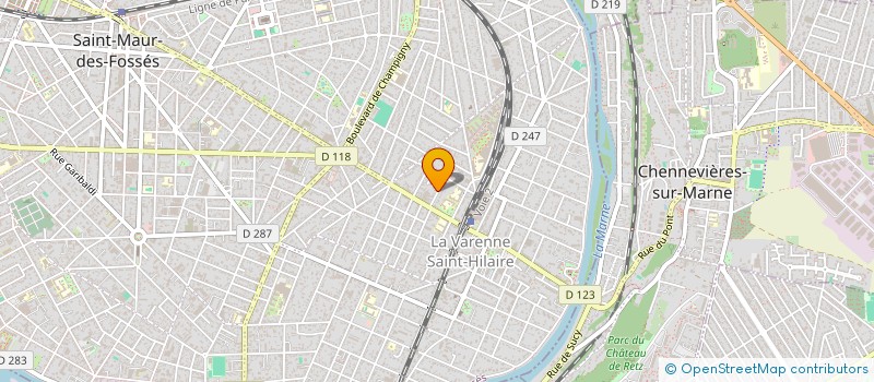 localisation de l'entreprise SCI NORDINE à SAINT-MAUR-DES-FOSSES