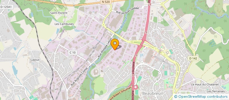 localisation de l'entreprise SCI NORDLIM à LIMOGES