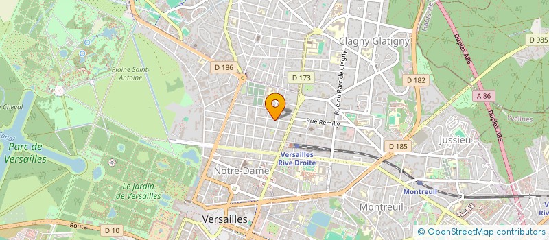 localisation de l'entreprise SCI NORDMANN à VERSAILLES