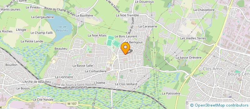 localisation de l'entreprise SCI NORDU à COUERON