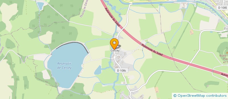 localisation de l'entreprise SCI NORDURA  THOISY-LE-DESERT