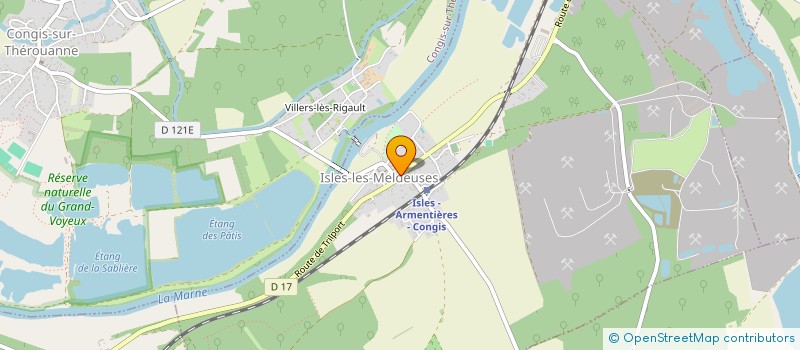 localisation de l'entreprise SCI NORE IMMOBILIER  ISLES-LES-MELDEUSES