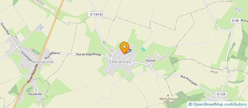 localisation de l'entreprise SCI NOREG  CHERIENNES