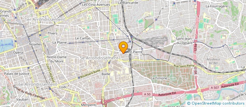 localisation de l'entreprise SCI NORELYA  MARSEILLE