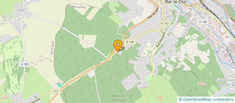 localisation de l'entreprise SCI NOREV à BAR-LE-DUC