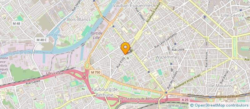 localisation de l'entreprise SCI NOREX à LILLE