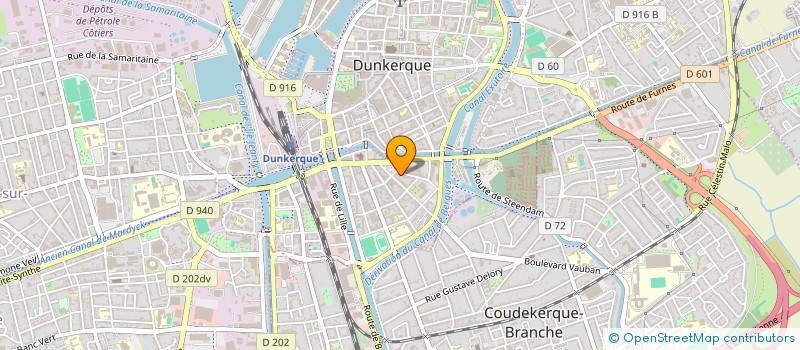 localisation de l'entreprise SCI NORFRI à DUNKERQUE