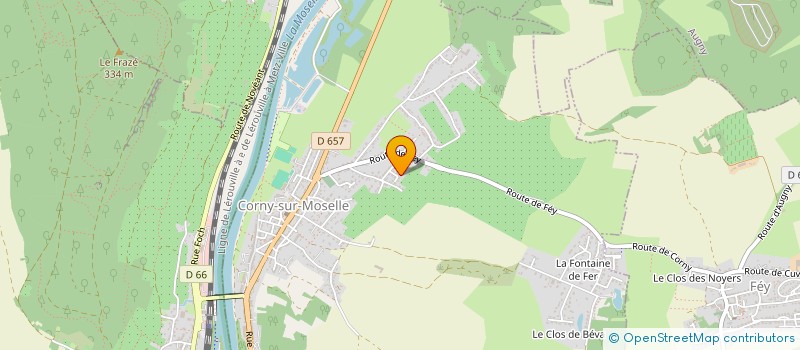 localisation de l'entreprise SCI NORINVEST  CORNY-SUR-MOSELLE