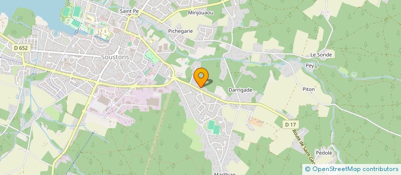 localisation de l'entreprise SCI NORIOT  SOUSTONS