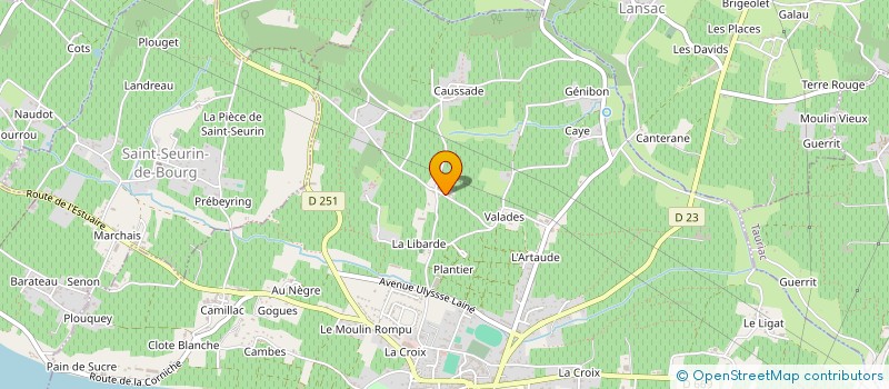 localisation de l'entreprise SCI NORIOU à BOURG