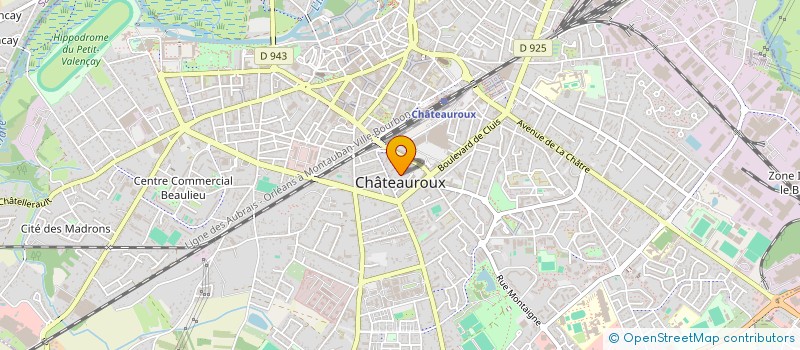 localisation de l'entreprise SCI NORIS à CHATEAUROUX