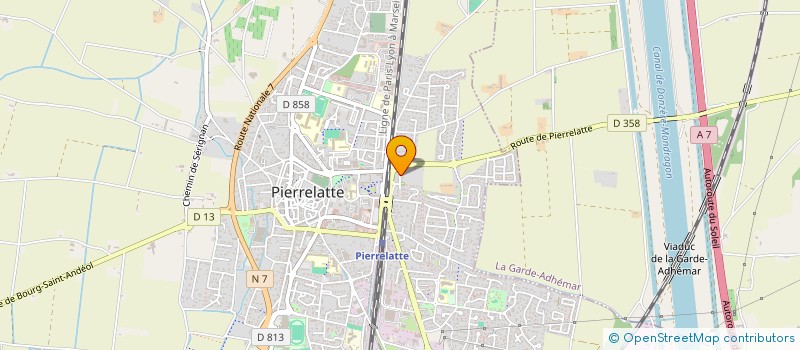 localisation de l'entreprise SCI NORITOP à PIERRELATTE