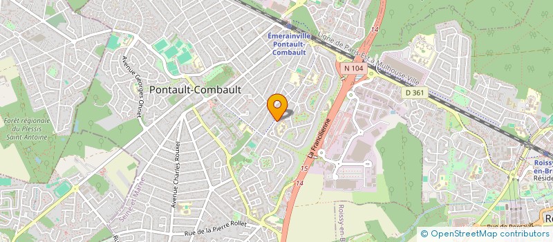 localisation de l'entreprise SCI NORKA à PONTAULT-COMBAULT
