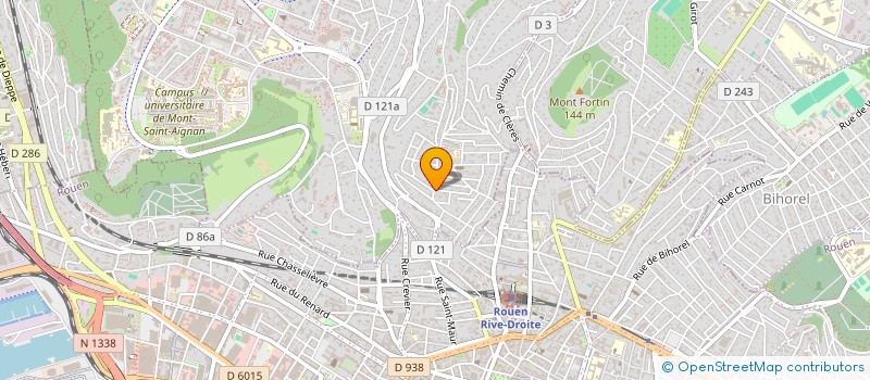 localisation de l'entreprise SCI NORM AND BREIZH  MONT-SAINT-AIGNAN