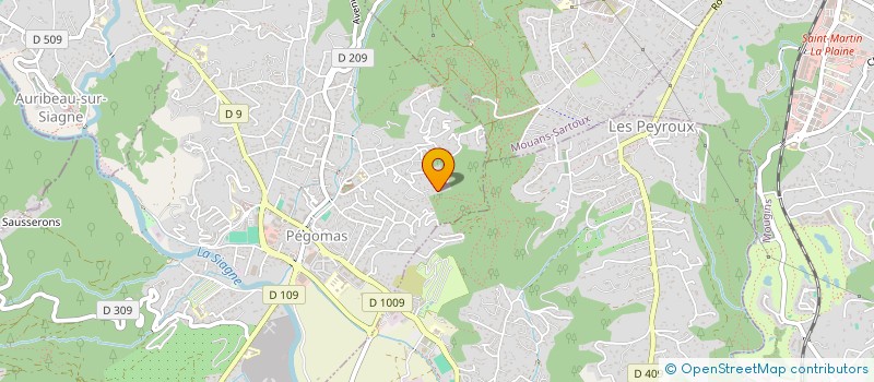 localisation de l'entreprise SCI NORMA  PEGOMAS