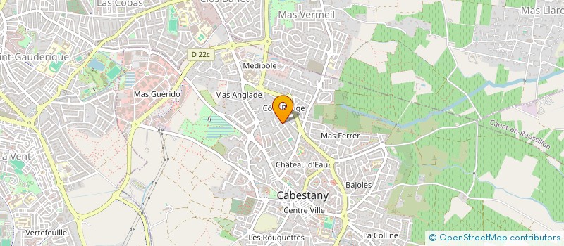 localisation de l'entreprise SCI NORMAN  CABESTANY