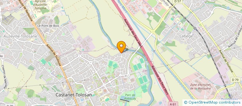 localisation de l'entreprise SCI NORMAND 31 à CASTANET-TOLOSAN