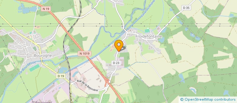 localisation de l'entreprise SCI NORMAND à FROIDEFONTAINE