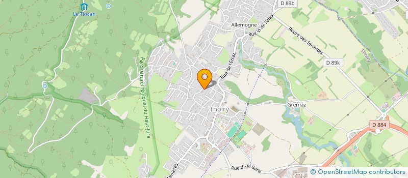 localisation de l'entreprise SCI NORMAND GESSIENNE  THOIRY