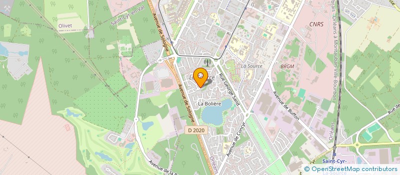 localisation de l'entreprise SCI NORMAND - NISSIM à ORLEANS