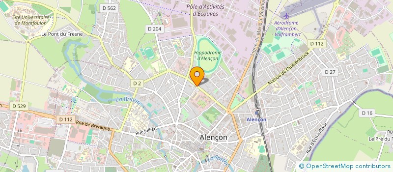 localisation de l'entreprise SCI NORMAND SOUCHARD à ALENCON