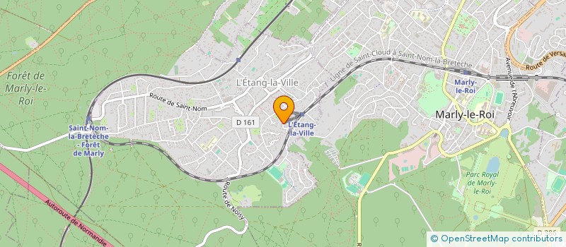 localisation de l'entreprise SCI NORMANDE DE L'AY  L'ETANG-LA-VILLE