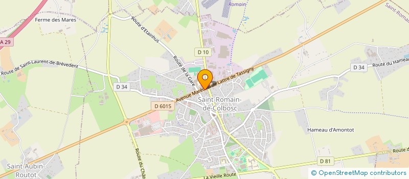 localisation de l'entreprise SCI NORMANDIE 06  SAINT-ROMAIN-DE-COLBOSC