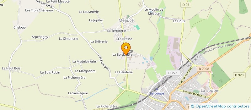 localisation de l'entreprise SCI NORMANDIE à MEAUCE