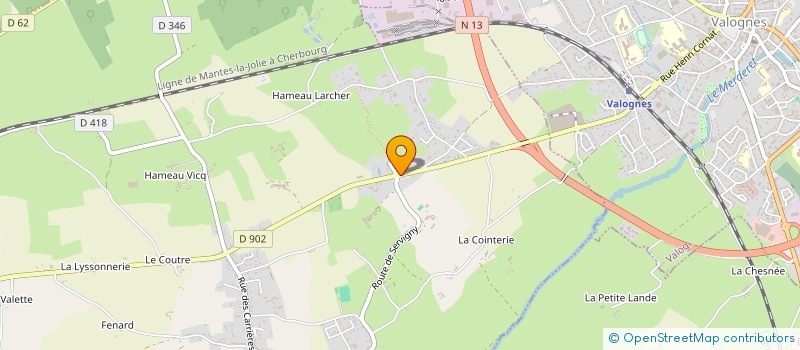 localisation de l'entreprise SCI NORMANDIE  YVETOT-BOCAGE