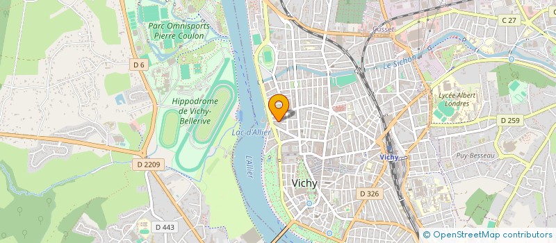 localisation de l'entreprise SCI NORMANDIE à VICHY
