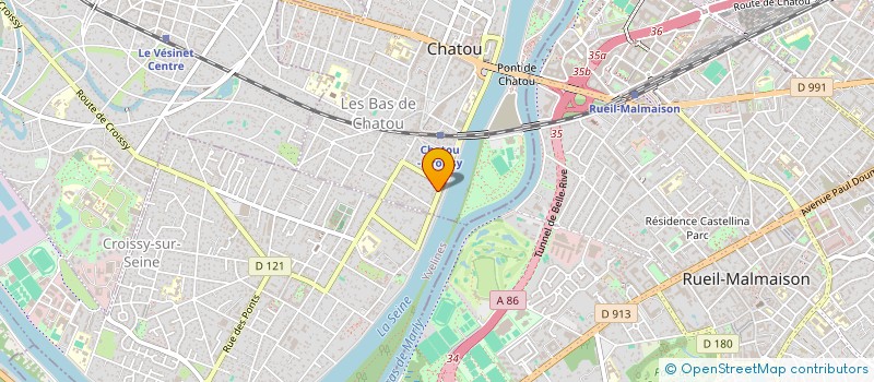 localisation de l'entreprise SCI NORMANDIE  CHATOU