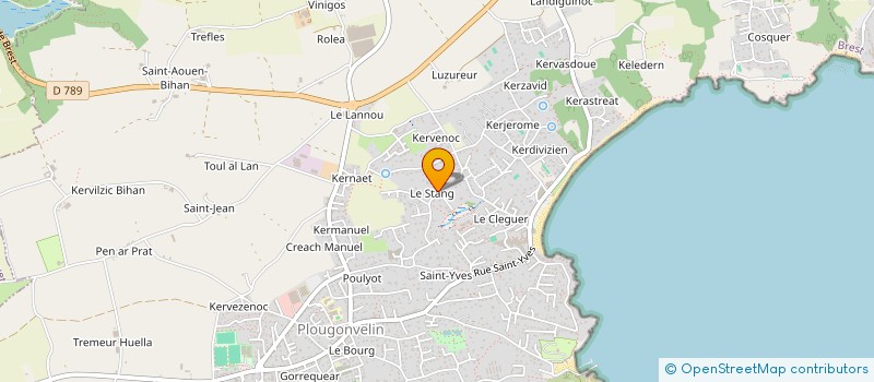 localisation de l'entreprise SCI NORMANDIE  PLOUGONVELIN