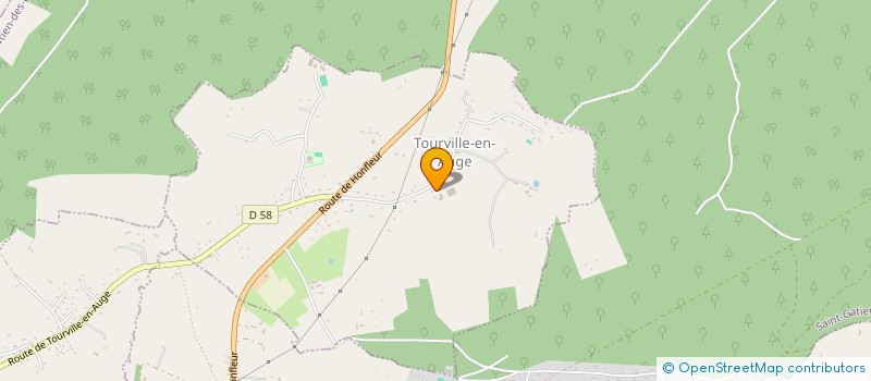 localisation de l'entreprise SCI NORMANDIE BREEDERS  TOURVILLE-EN-AUGE