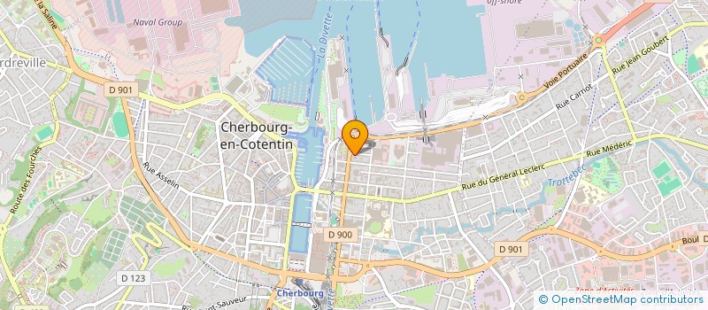 localisation de l'entreprise SCI NORMANDIE-BRETAGNE à CHERBOURG-EN-COTENTIN